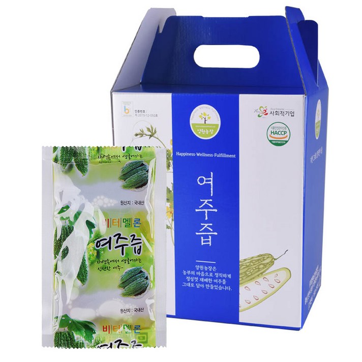 양원농장 여주즙, 70ml, 60개입