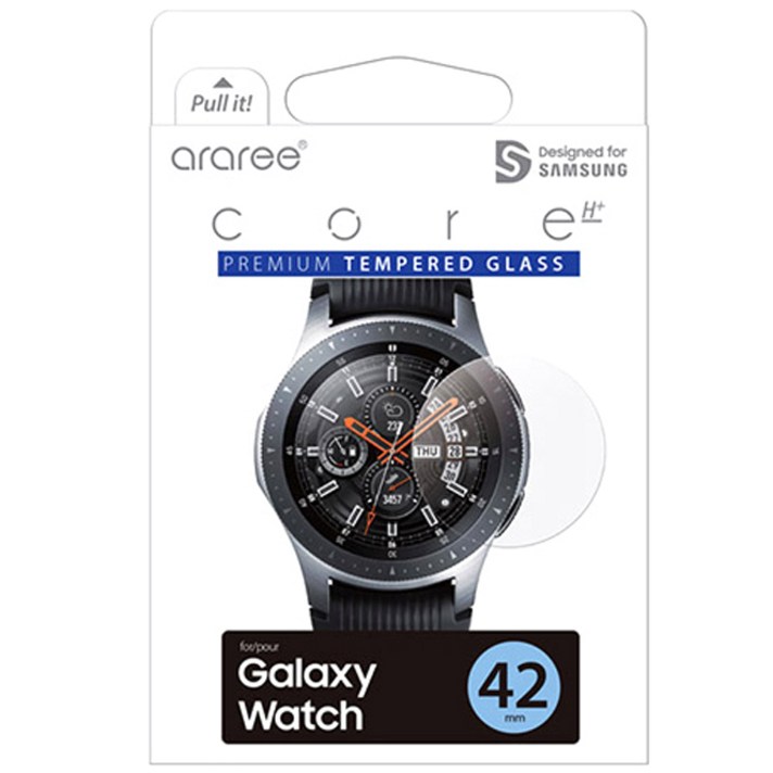 아라리 갤럭시워치 강화유리 코어 42mm, 클리어, 1개