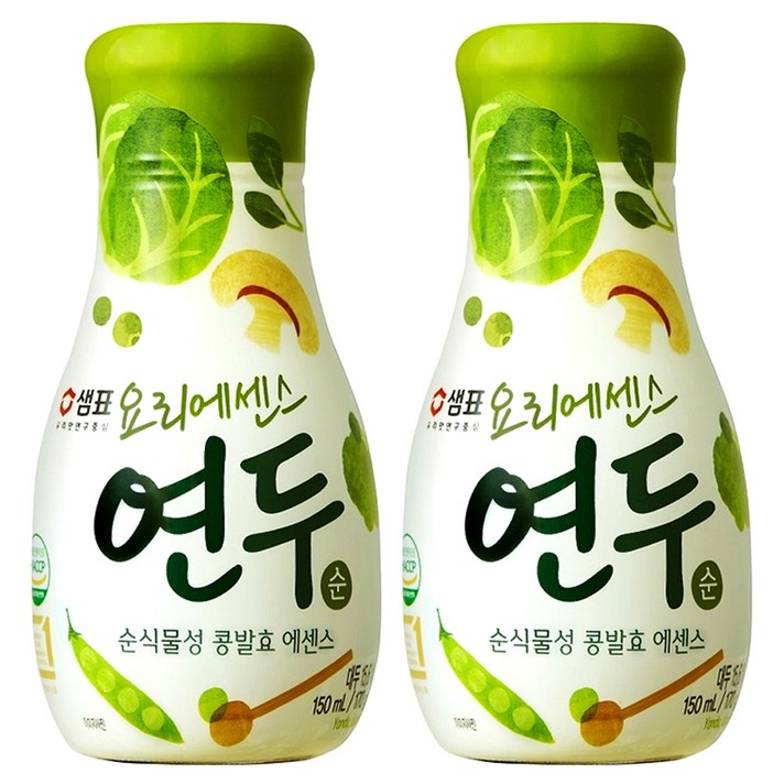샘표 요리에센스 연두 순, 170g, 2개