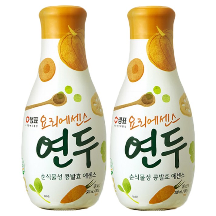 샘표 요리에센스 연두, 500ml, 2개