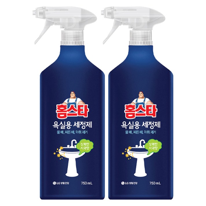 홈스타 욕실용 세정제, 750ml, 2개