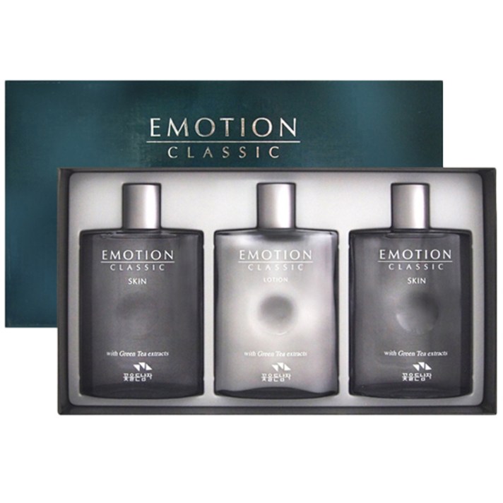 꽃을든남자 이모션 클래식 남성 기초 2종 세트, 스킨 160ml 2p + 로션 160ml, 1세트