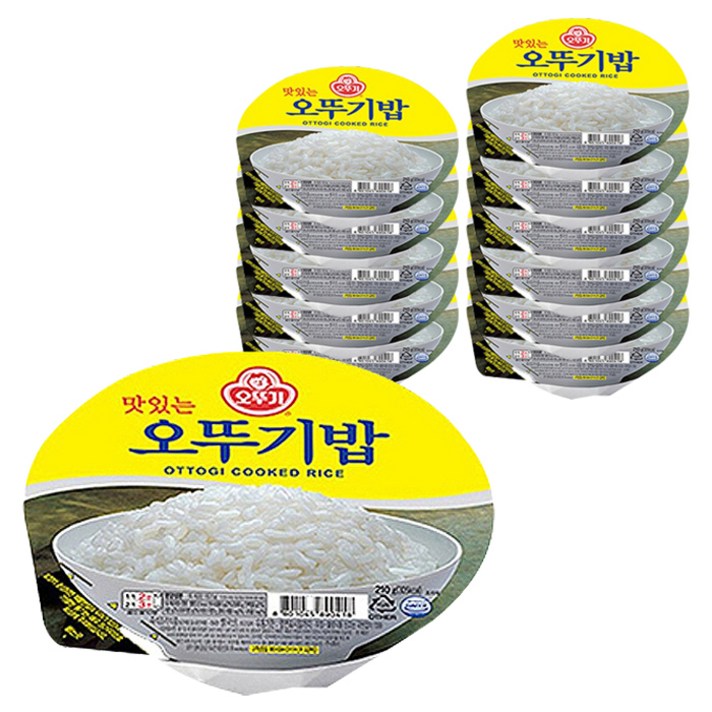오뚜기 맛있는 오뚜기밥, 210g, 12개