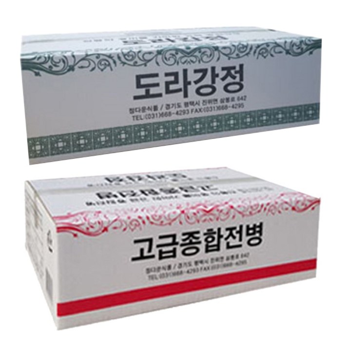 정다운식품 고급종합전병 800g + 도라강정 600g, 2종, 1세트