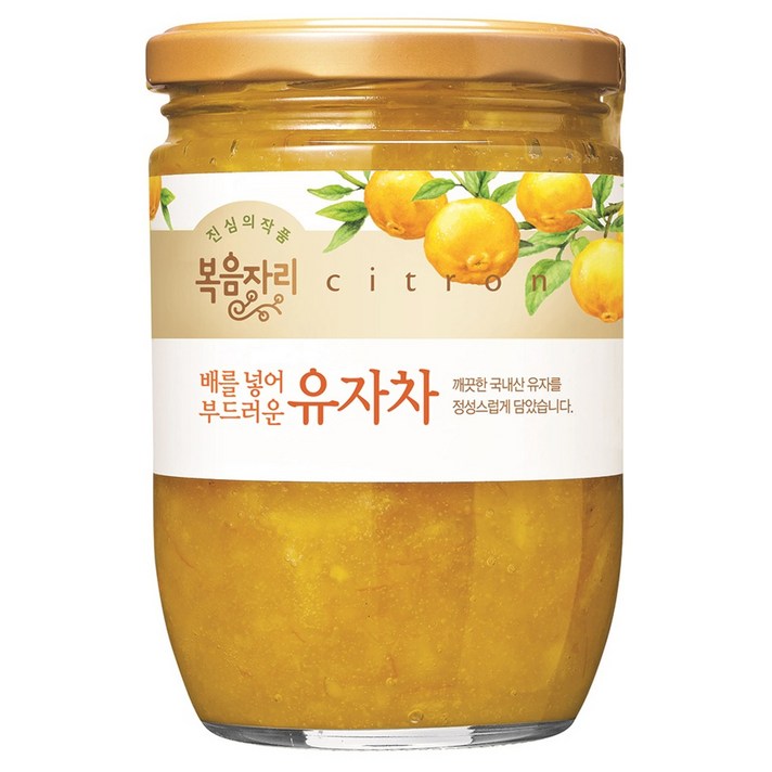 복음자리 배를 넣어 부드러운 유자차, 620g, 1개