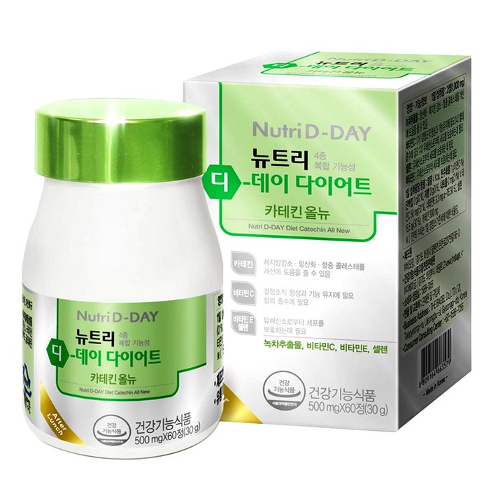 뉴트리디데이 다이어트 카테킨 올뉴 60정, 30g, 1개