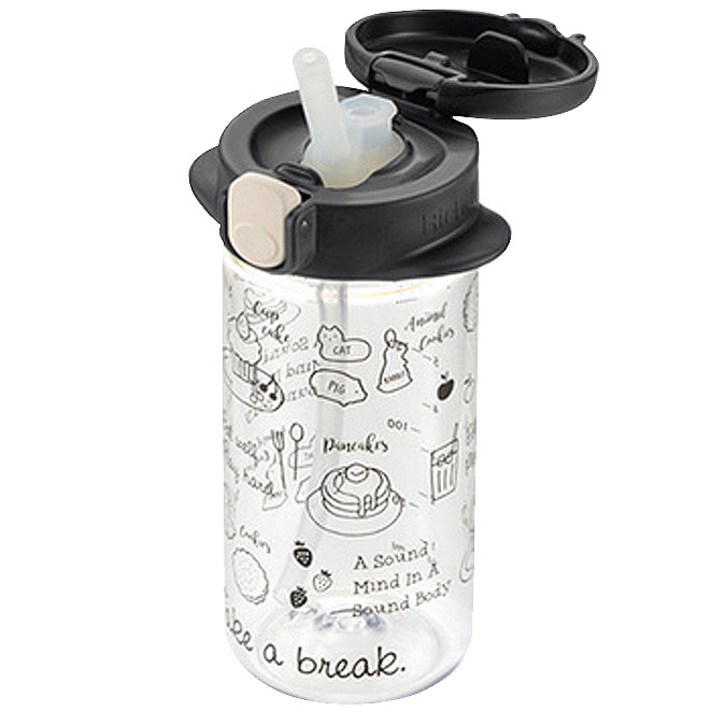 릿첼 AQ 슬림머그 240ml, 블랙, 1개
