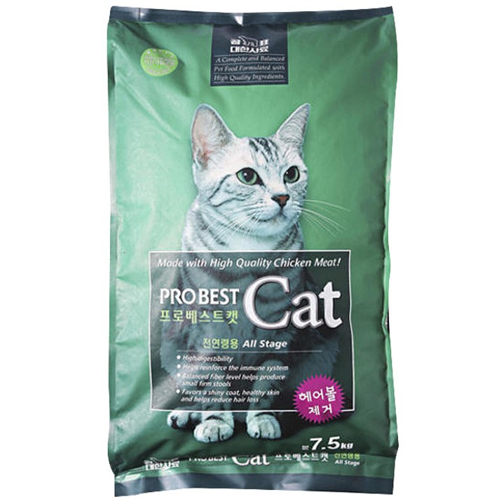 프로베스트 고양이 사료, 7.5kg, 1개