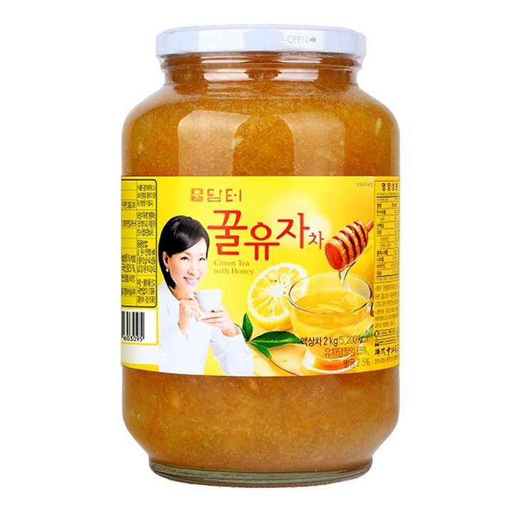 담터 꿀유자차, 2kg, 1개