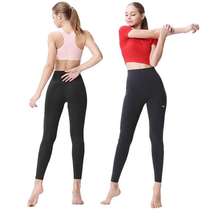 포니 여성용 Heart up 9부 스포츠레깅스 2p 세트