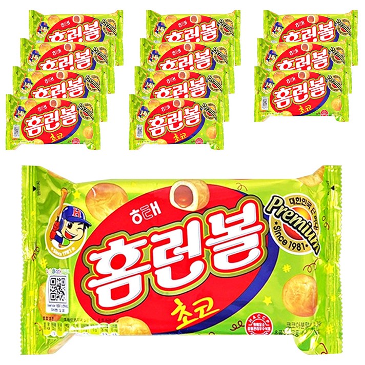해태 제과 홈런볼 초코, 46g, 12개