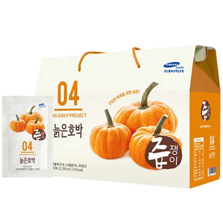 즙쟁이 늙은호박 30입, 90ml, 30개입