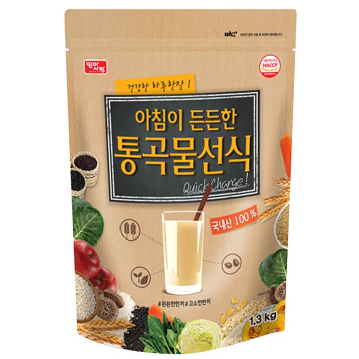 엄마사랑 아침이 든든한 통곡물 선식, 1.3kg, 1개