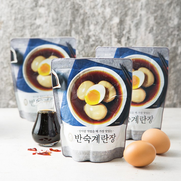 풍요한아침 반숙계란장, 400g, 3개