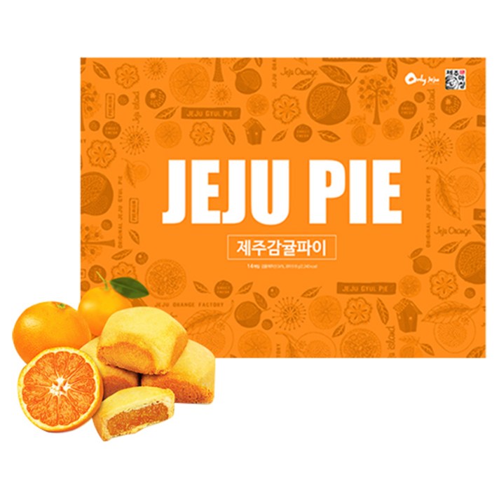 휴럼 제주감귤파이, 37g, 14개입