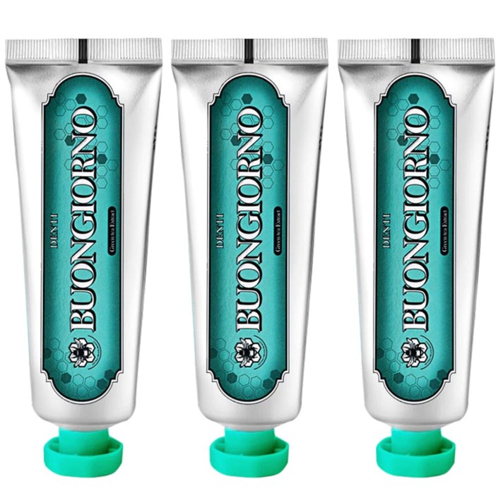 아토세이프 덴티 본조르노 민트향 구취케어 치약, 100g, 3개