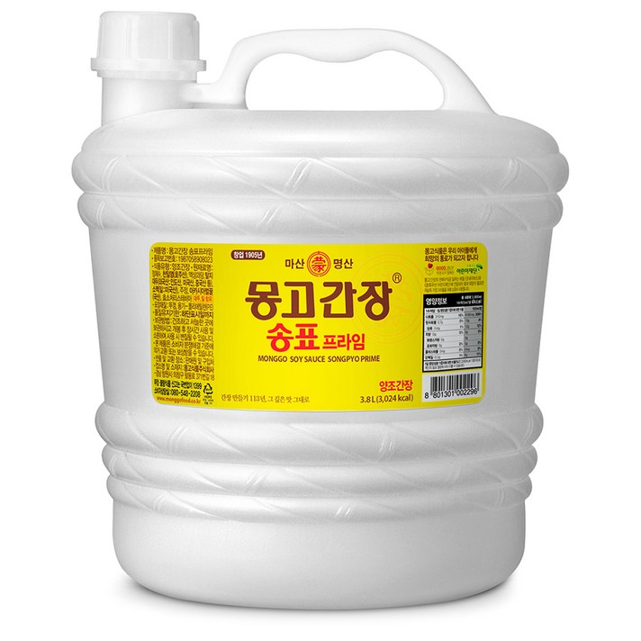 몽고간장 송표 프라임, 3.8L, 1개