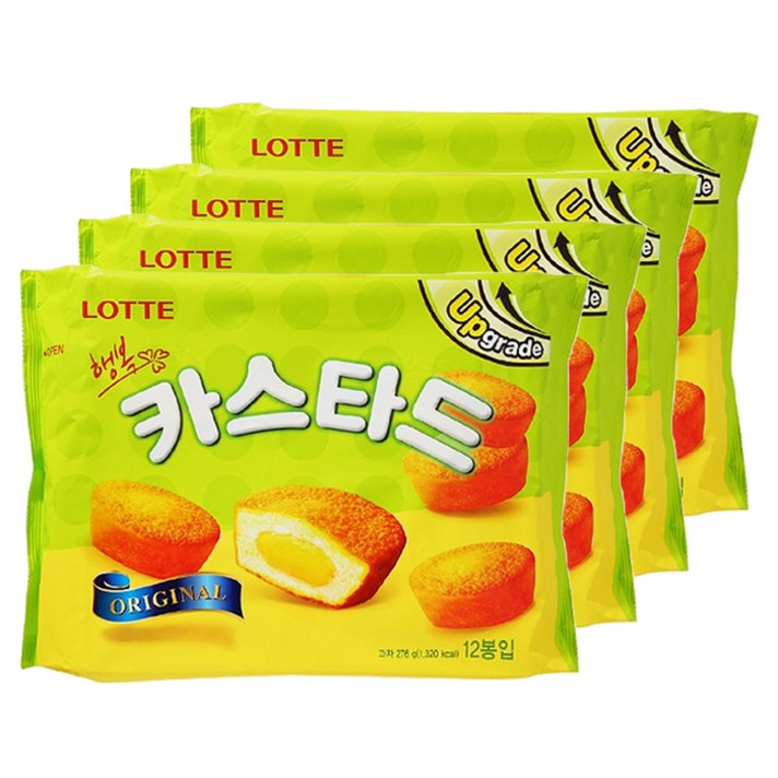 롯데 카스타드 오리지널, 23g, 48개