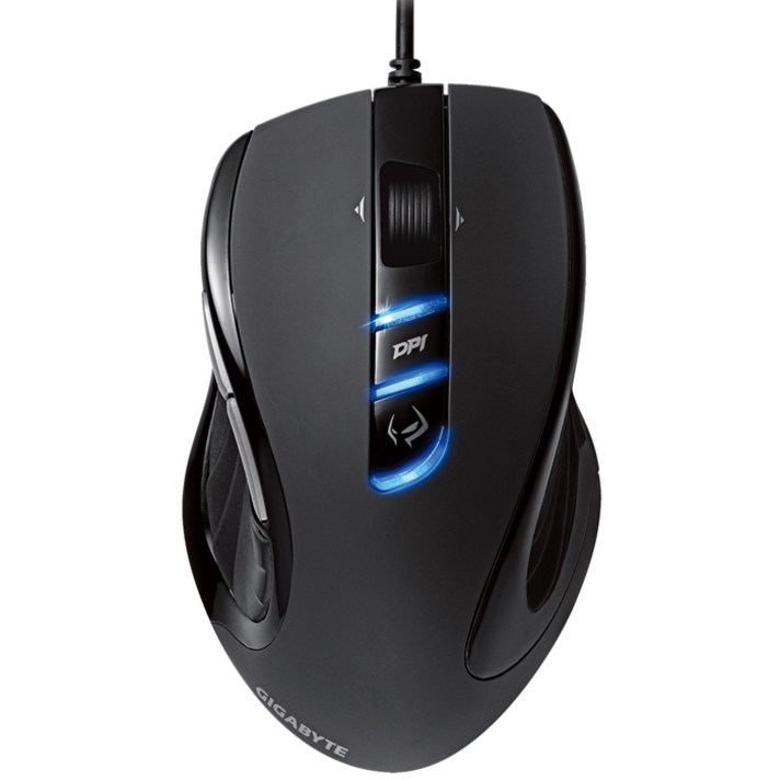 기가바이트 프로페셔널 레이저 게이밍 마우스 GM-M6980X, 러버 블랙