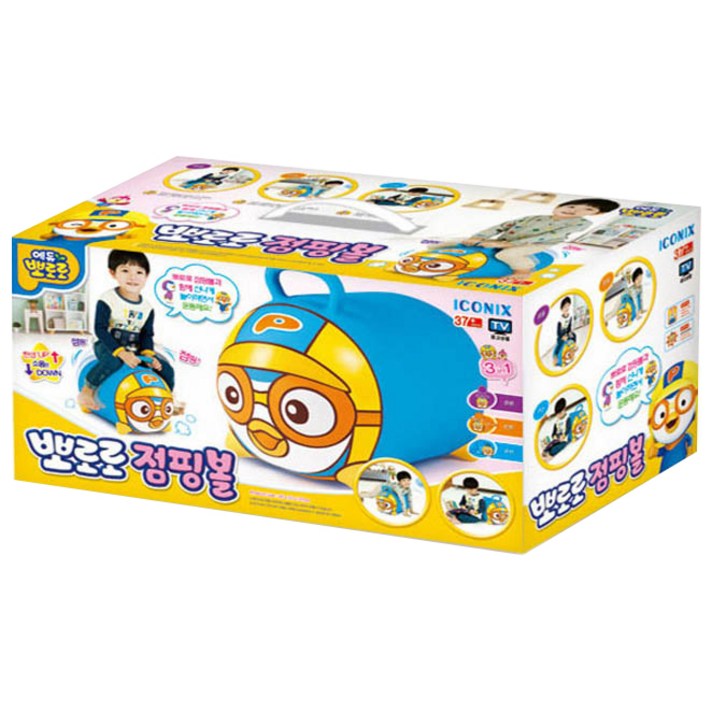 뽀로로 유아 점핑볼, 혼합 색상