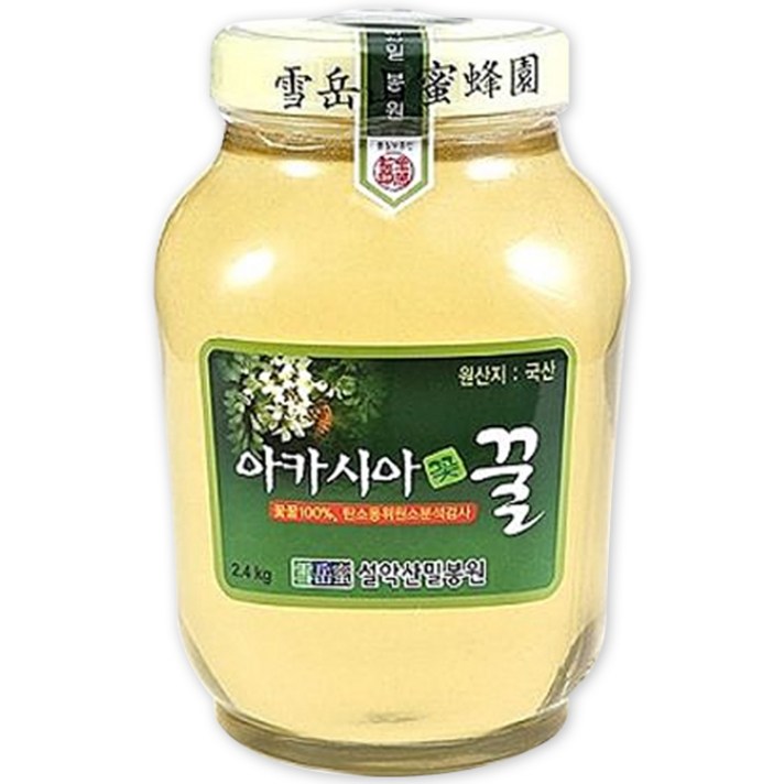 설악산밀봉원 [산지직송] <꽃꿀100%> 아카시아꿀, 2.4kg, 1병”>		</div>
<div class=