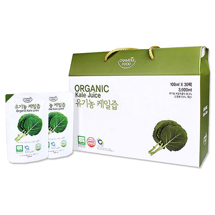 참들식품 유기농 케일즙, 100ml, 30개입