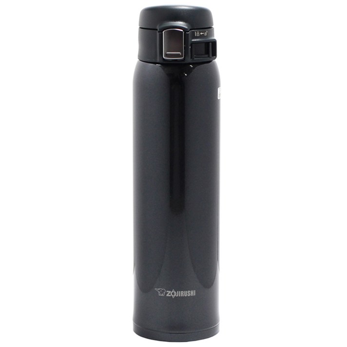 조지루시 초경량 원터치 보온 보냉 텀블러 SM-SD, 실키 블랙, 600ml
