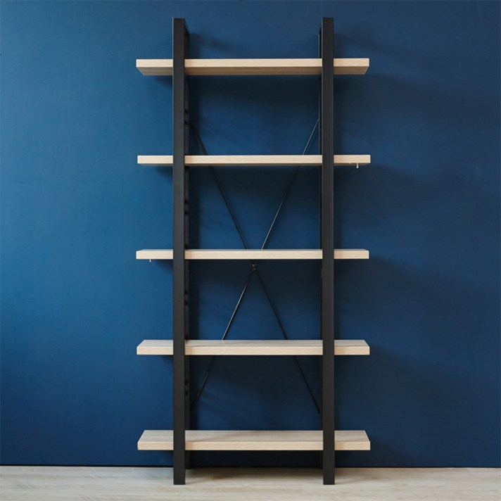 블루밍홈 베르츠책장 5단, 블랙