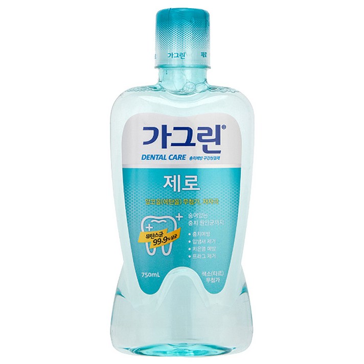 가그린 제로 구강청결제, 750ml, 1개