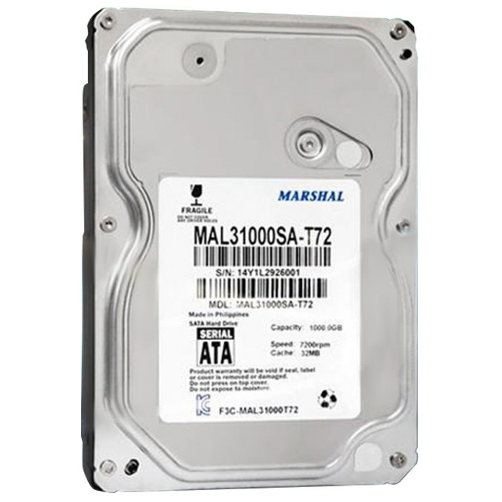 마샬 MALSHAL하드디스크 HDD 3.5형 하드디스크, 1TB