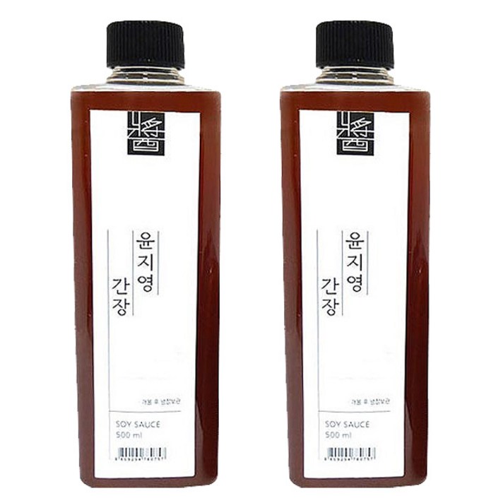 [윤지영] 간장, 500ml, 2개