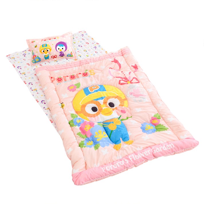 시은데코 뽀로로 플라워가든 유아이불세트, 핑크