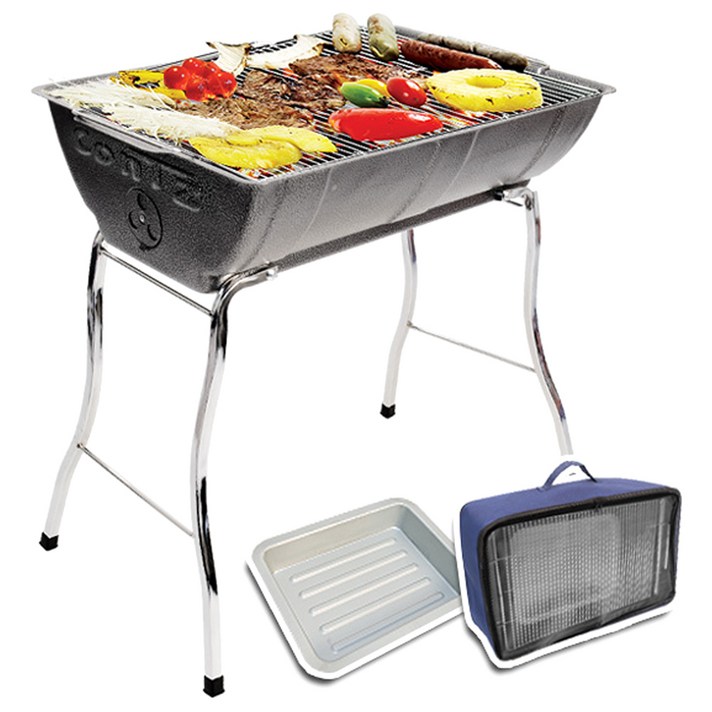 콘츠 스탠드형 스퀘어 바비큐 그릴, 1개