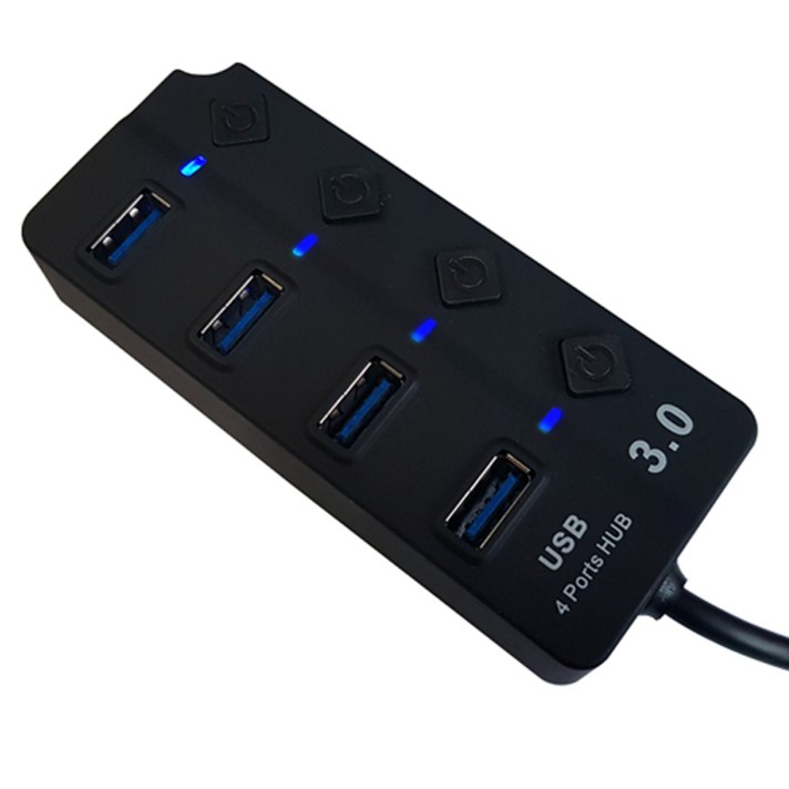 아이젠 4포트 USB 3.0 허브 DT-UH304, 혼합 색상