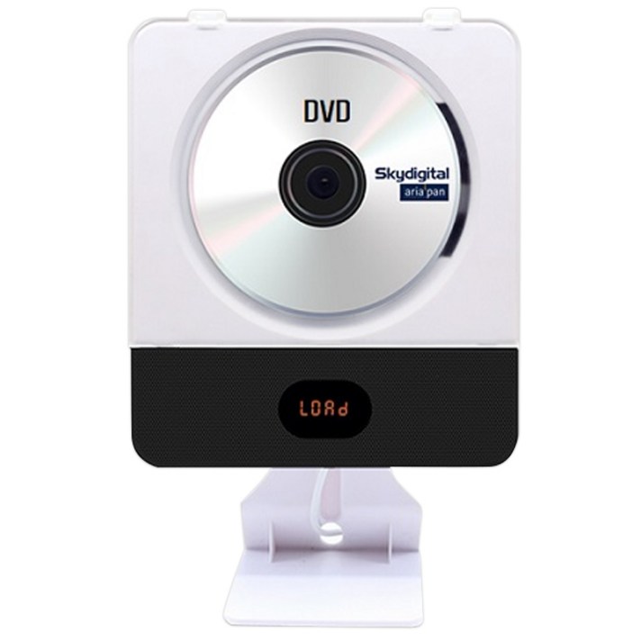 스카이디지탈 아리아판 벽걸이 블루투스 CD DVD 플레이어, 단일 상품, 블랙