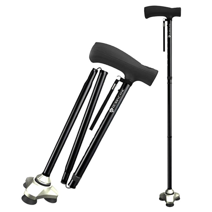 허리케인 프리덤에디션 지팡이, 블랙, 1개