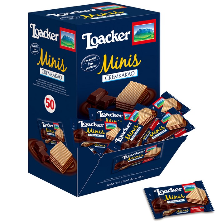 로아커 웨하스 미니스 디스펜서 크림카카오 50p, 500g, 1개