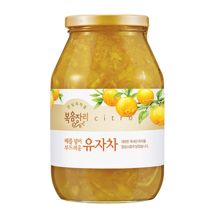 복음자리 유자차 1030gx1병, 1030g, 1병