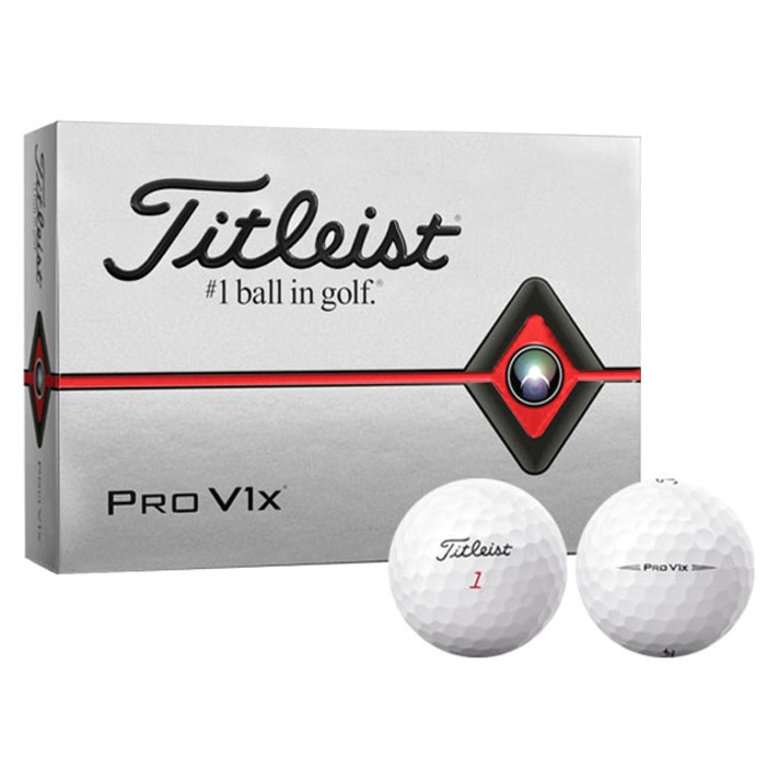 타이틀리스트 2019 PRO V1X 골프공 4피스 42.67mm 12p, 화이트, 1세트