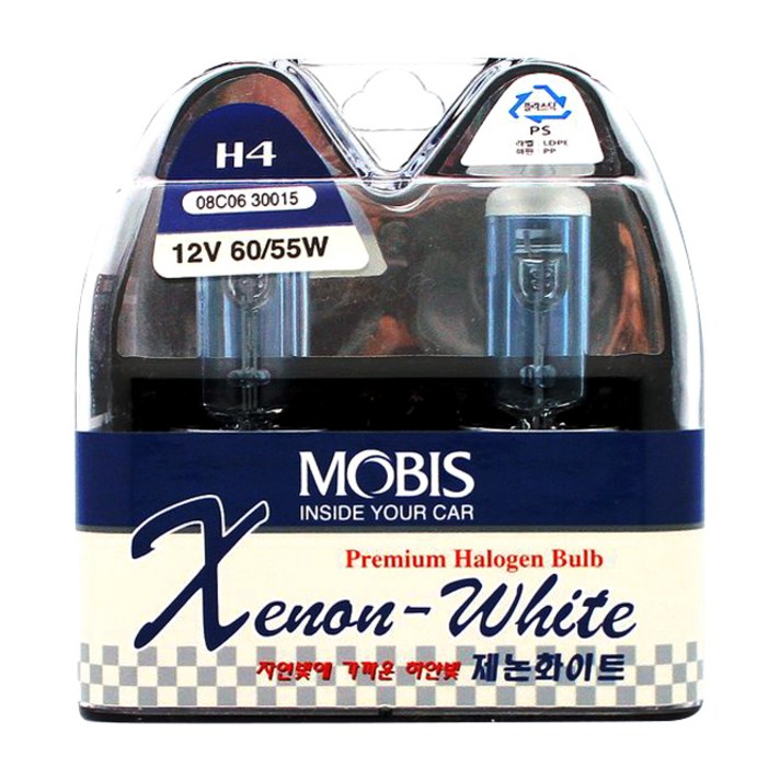 모비스 제논화이트 할로겐 전구, 1개