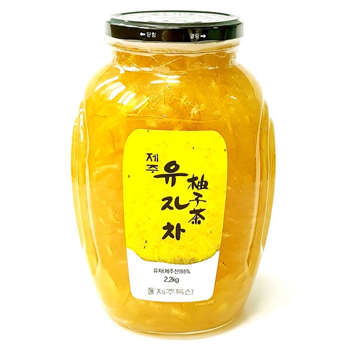 제주 과일청 유자차, 2.2kg, 1개