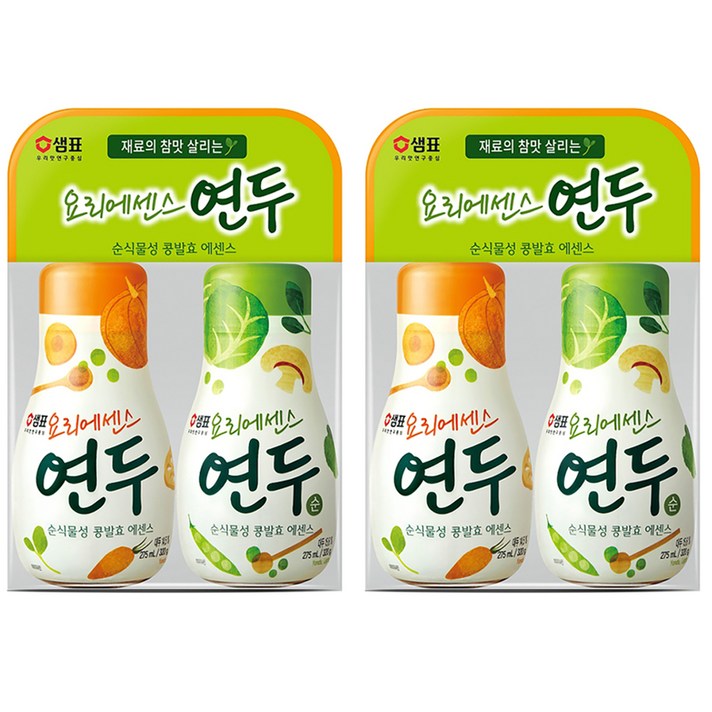 샘표 요리에센스 연두 320 g + 연두 순 320 g, 2세트