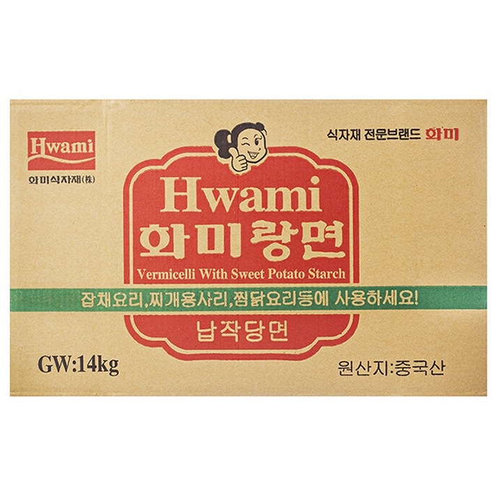 화미 화미랑면 14kg (화미당면/납작당면/납작랑면), 1개