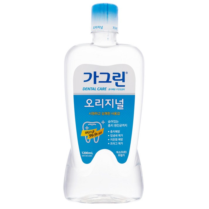 가그린 오리지널 구강청결제, 1개, 1200ml