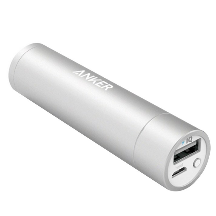 앤커 파워코어 플러스 미니 보조배터리 3350mAh, {A1104041}, 실버