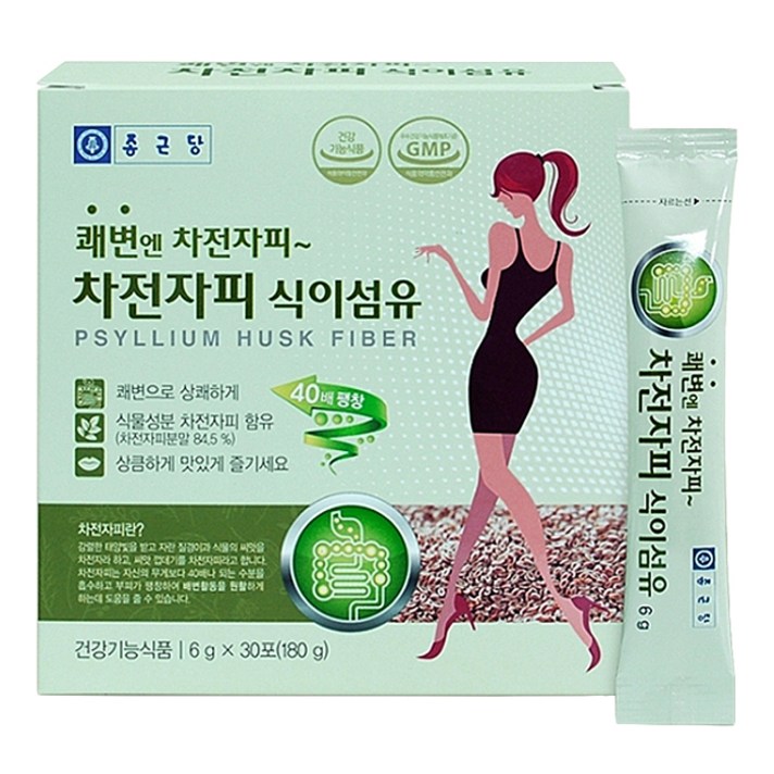 종근당 차전자피 식이섬유, 180g, 1개