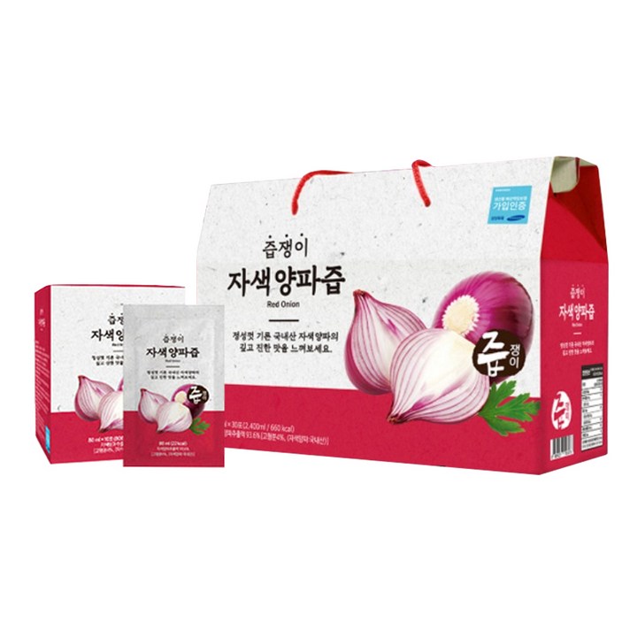 즙쟁이 자색양파즙, 80ml, 30포