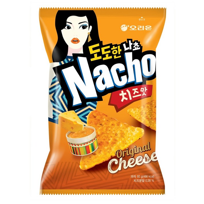 오리온 도도한 나쵸 치즈맛, 92g, 12개