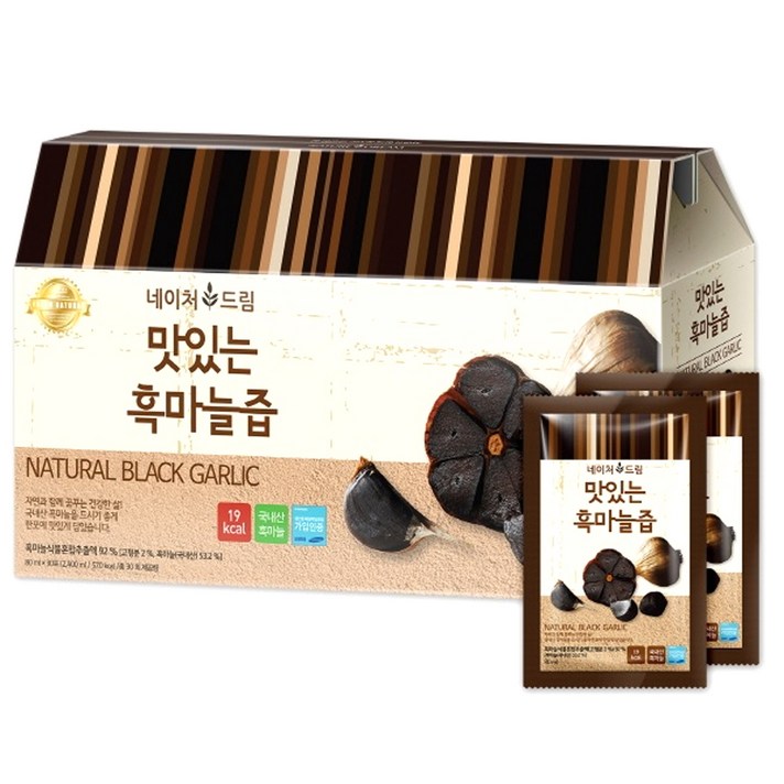 네이처드림 맛있는 흑마늘즙, 80ml, 30포