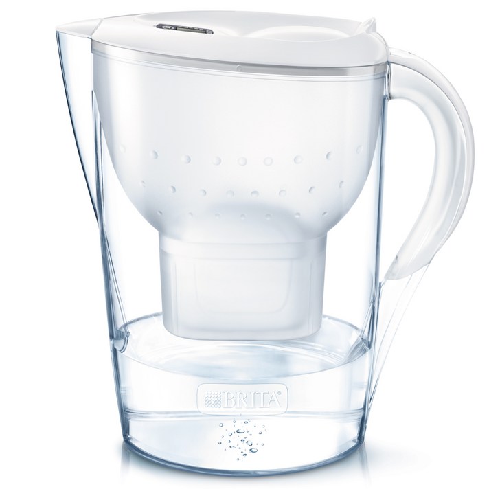 브리타 마렐라 정수기 XL 화이트+한국형 필터1개(기본구성), 화이트 (3.5L)